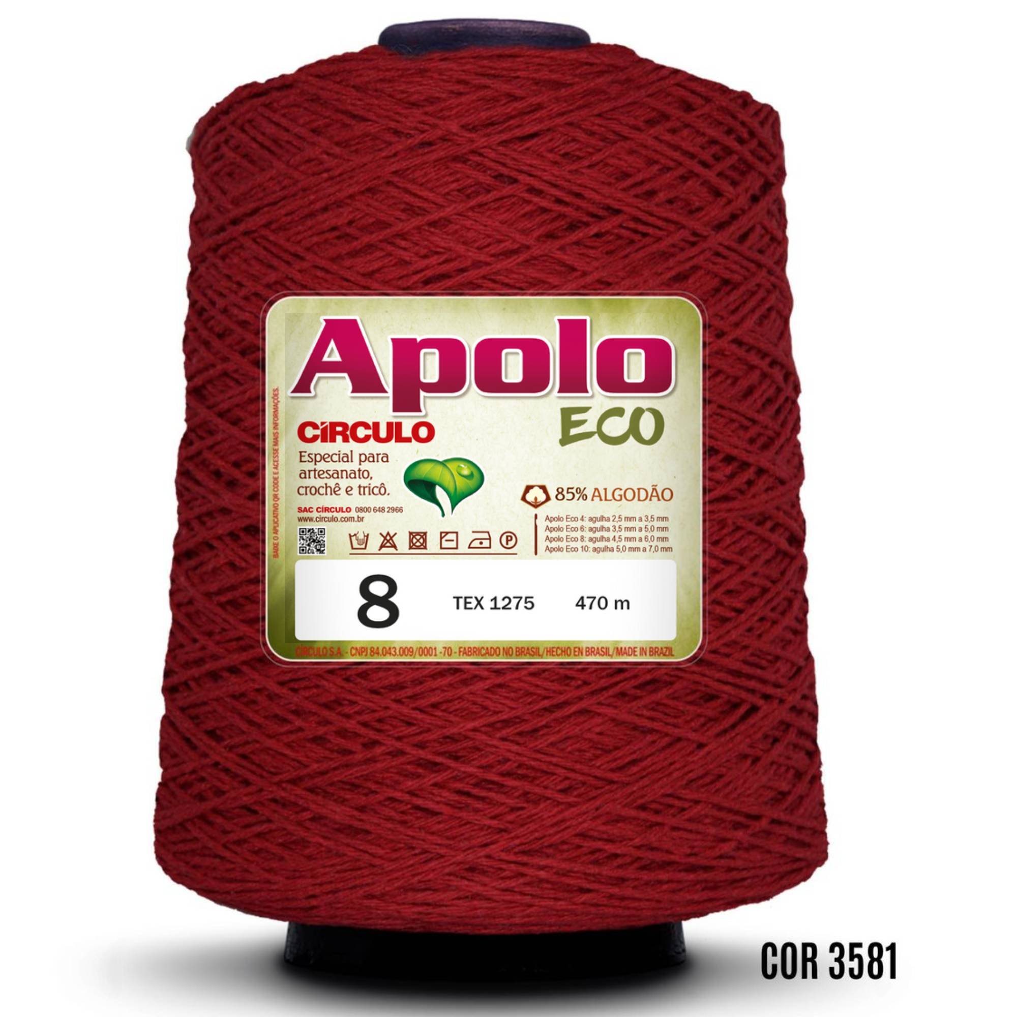 Barbante Apolo Eco N°8 600g - Circulo
