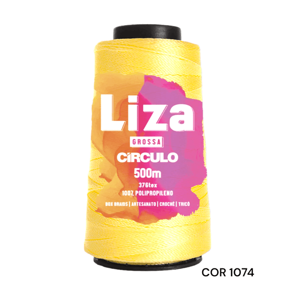 Linha Liza Grossa Circulo 500mt - Armarinho Unibel